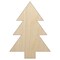 Pine Tree Unfinished Wood Shape Piece Cutout for DIY Craft Projects